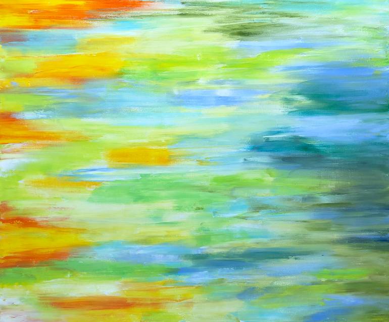 Original Abstract Expressionism Abstract Printmaking by Marina Skromova