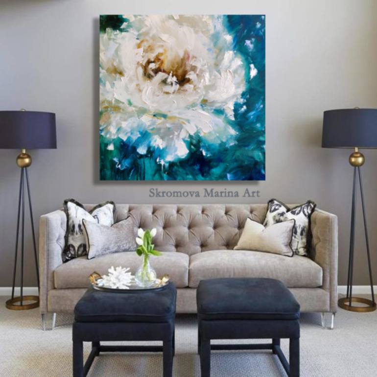 Original Impressionism Abstract Printmaking by Marina Skromova