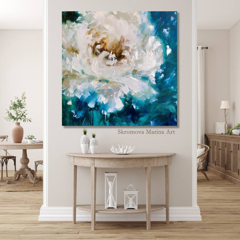 Original Impressionism Abstract Printmaking by Marina Skromova