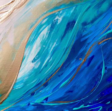 ON THE GOLD COAST - Sea Painting, Ocean Wave Painting. thumb