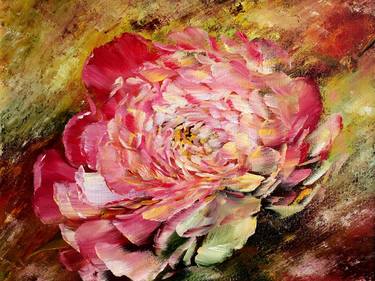 Print of Impressionism Floral Printmaking by Marina Skromova