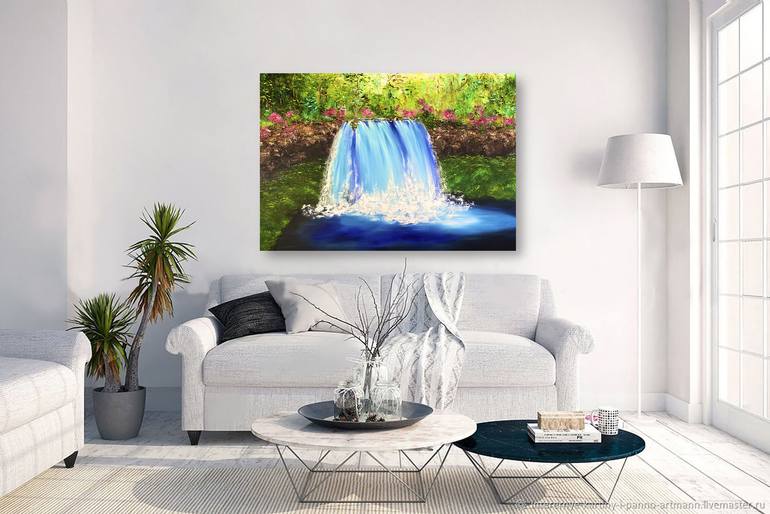 Original Impressionism Landscape Printmaking by Marina Skromova