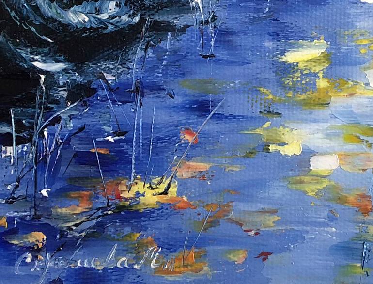 Original Impressionism Landscape Painting by Marina Skromova