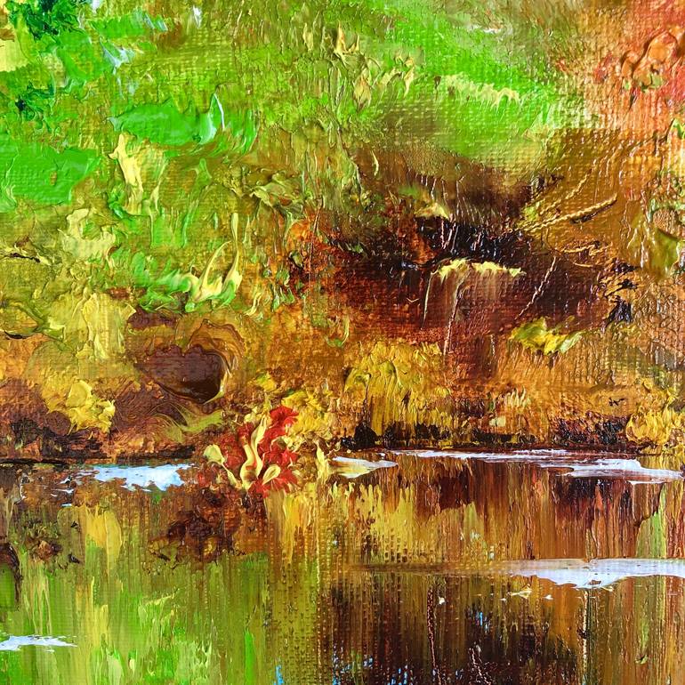 Original Impressionism Landscape Printmaking by Marina Skromova