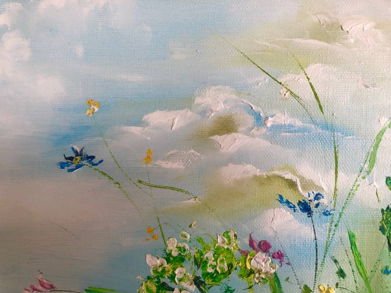 Original Abstract Landscape Printmaking by Marina Skromova