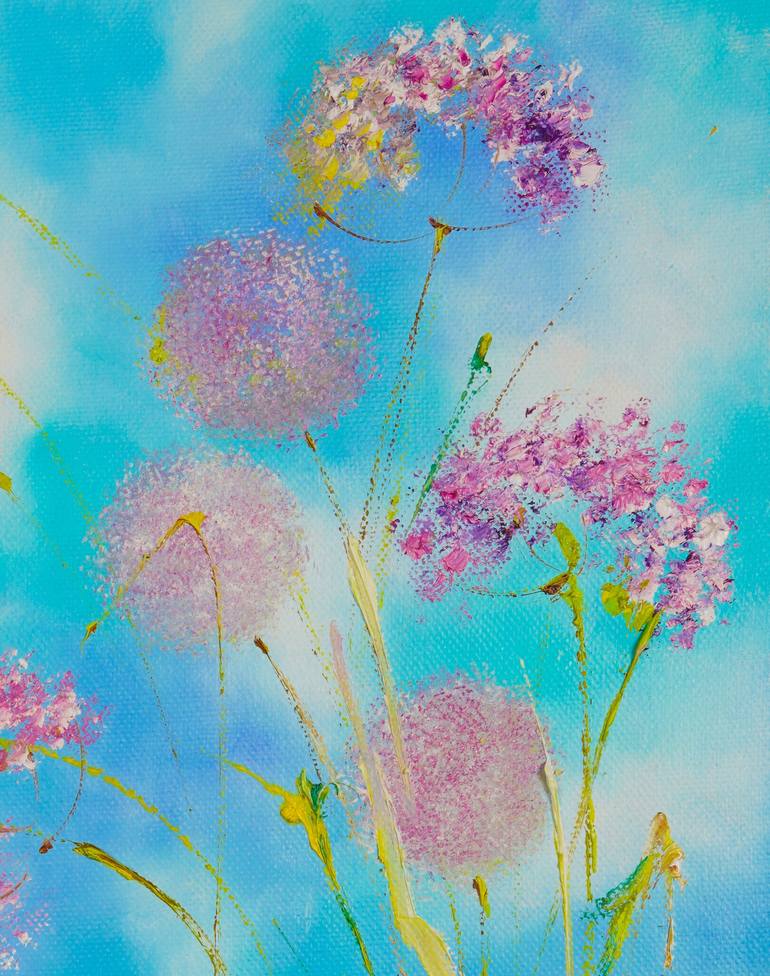Original Impressionism Botanic Printmaking by Marina Skromova