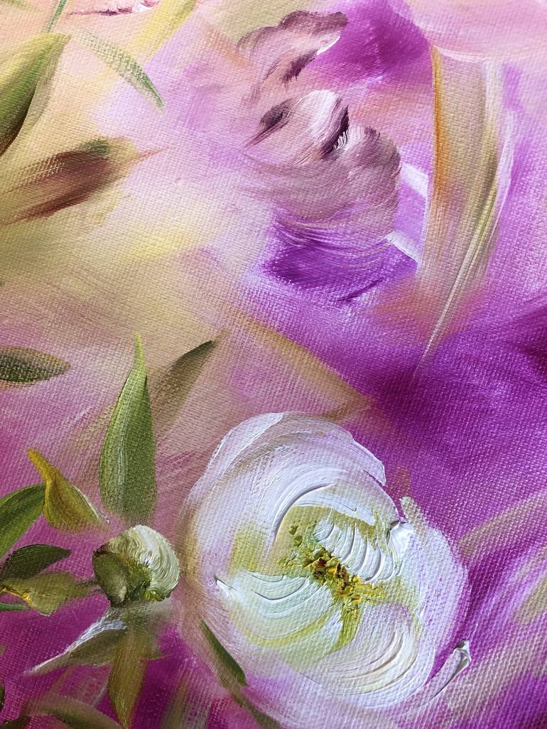 Original Floral Painting by Marina Skromova