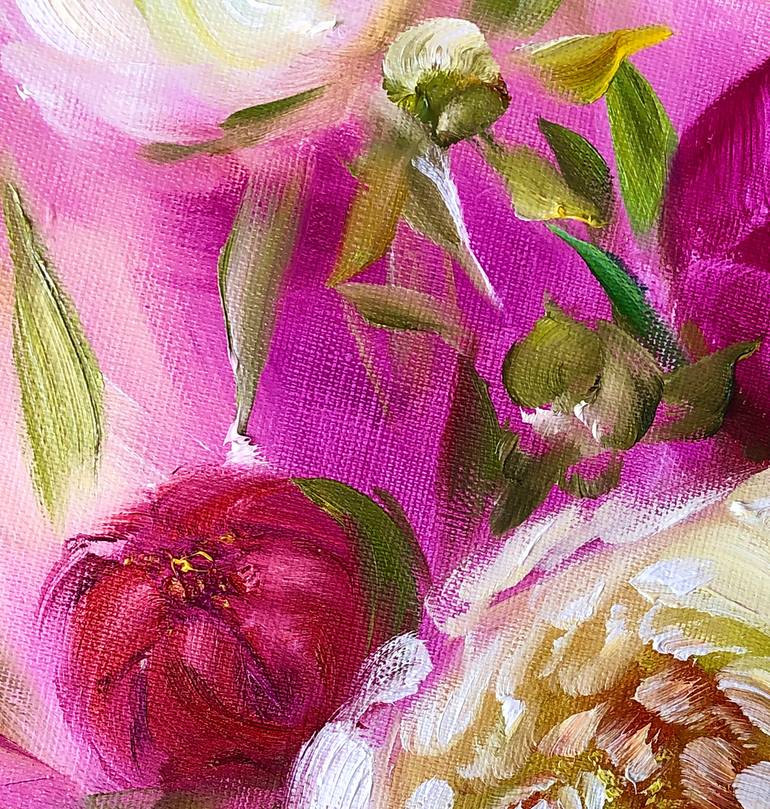 Original Conceptual Floral Printmaking by Marina Skromova