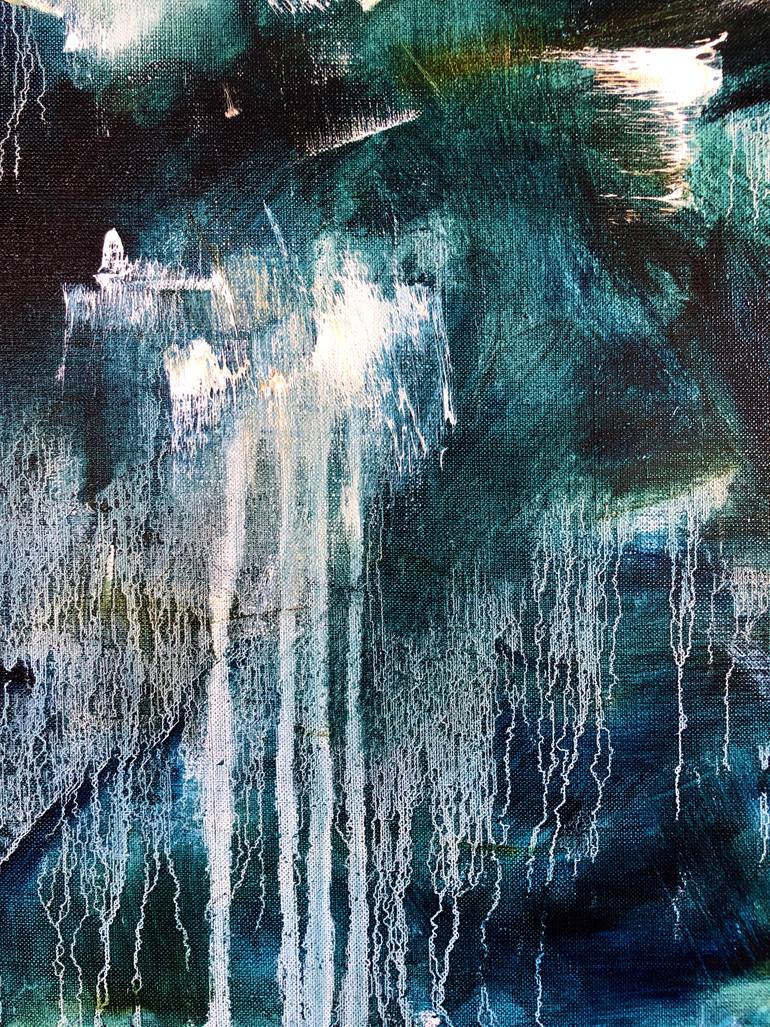 Original Abstract Expressionism Abstract Printmaking by Marina Skromova