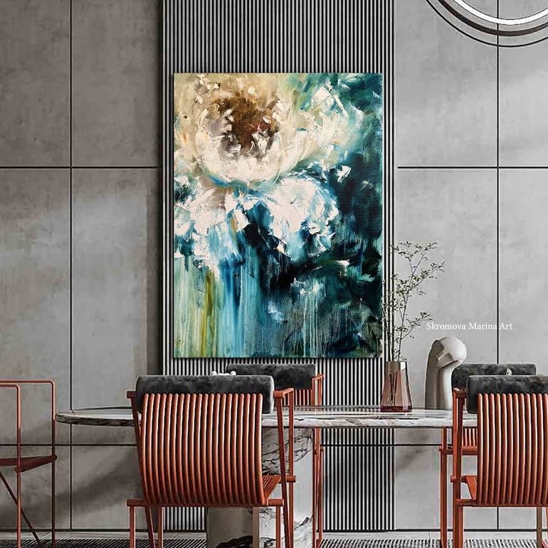 Original Abstract Expressionism Abstract Printmaking by Marina Skromova