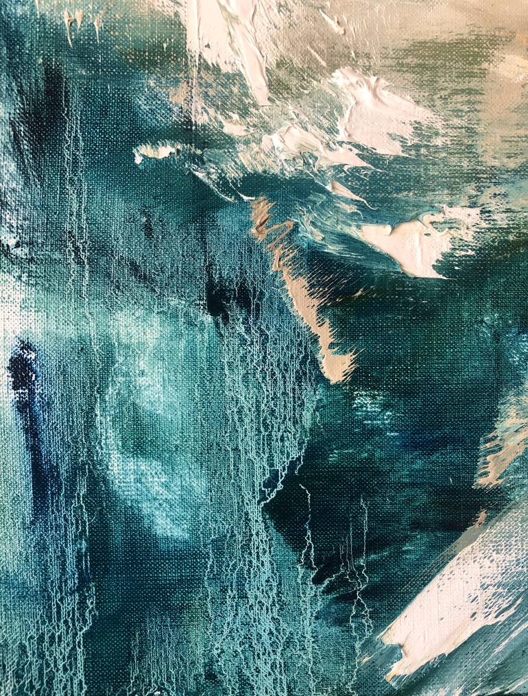 Original Abstract Expressionism Abstract Painting by Marina Skromova