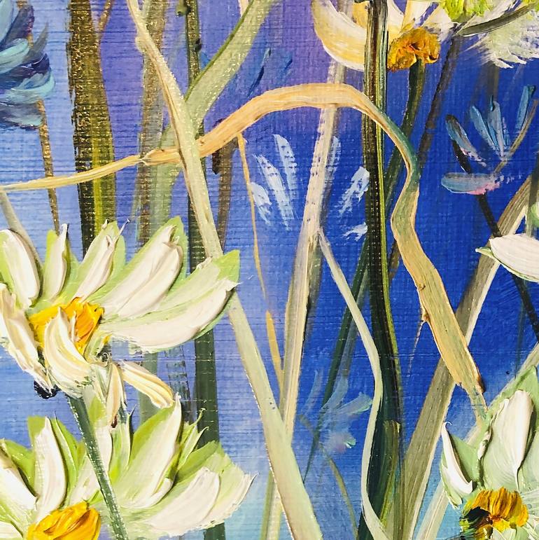 Original Art Deco Floral Printmaking by Marina Skromova