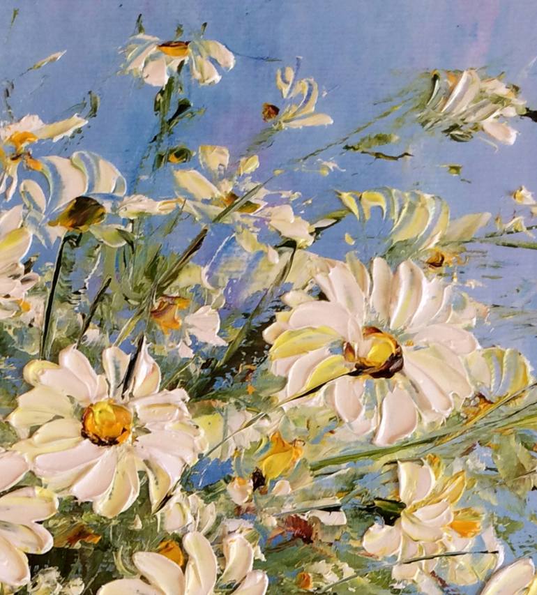 Original Impressionism Floral Printmaking by Marina Skromova