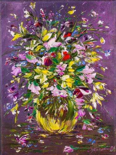 PURPLE NOSTALGIA is A Bouquet. Wildflowers. Memory. Joy. Youth. - Limited Edition of 150 thumb