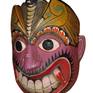 The Vibrant Demon Series is party of Daha Ata (18) Sanniya masks which are essential accessories of ancient dance ritual in Sri Lanka, also known as devil dance. 

Kapala Sanniya Mask is used for Its purpose is healing and blessing through a performance in which 18 kinds of maladies, inflicted by devils, are purged from human body. According to historians, this particular mask is used in healing of madness and delirium, which also can be a colorful addition to your space.

90020-WH-RAC