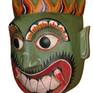 The Vibrant Demon Series is party of Daha Ata (18) Sanniya masks which are essential accessories of ancient dance ritual in Sri Lanka, also known as devil dance. 

Gini Jala Sanniya Mask is used for Its purpose is healing and blessing through a performance in which 18 kinds of maladies, inflicted by devils, are purged from human body. According to historians, this particular mask is used in healing of burning sensation, headache and fatigue, can also be a colorful addition to your space.

90021-WH-RAC