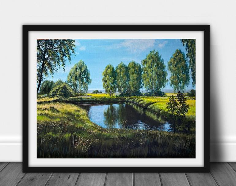 Original Realism Landscape Painting by Marina Zotova