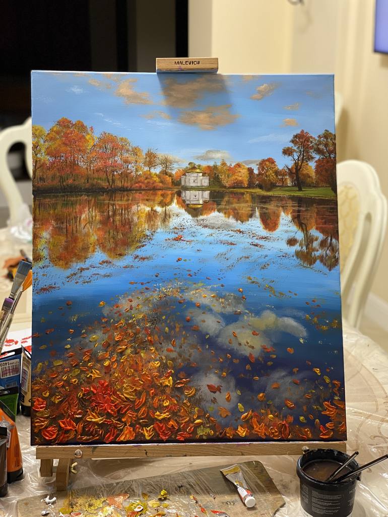 Original Realism Landscape Painting by Marina Zotova