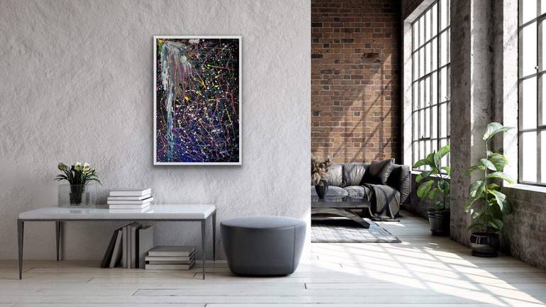 Original Abstract Expressionism Abstract Painting by Athina Stylianou