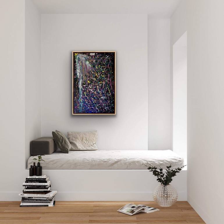 Original Abstract Expressionism Abstract Painting by Athina Stylianou