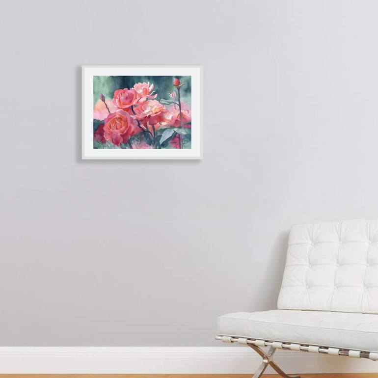 Original Realism Floral Painting by Julie Logunova