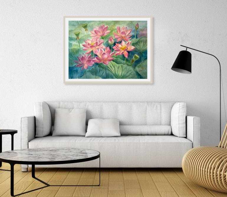 Original Realism Floral Painting by Julie Logunova