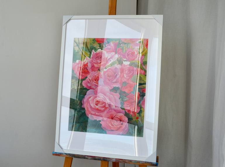 Original Realism Floral Painting by Julie Logunova