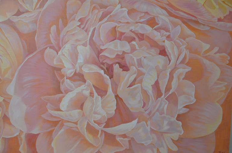 Original Realism Floral Painting by Julie Logunova