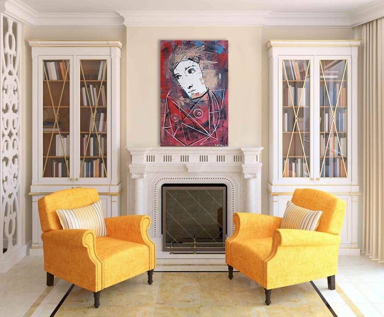 Original Interiors Painting by Garcia Buccio