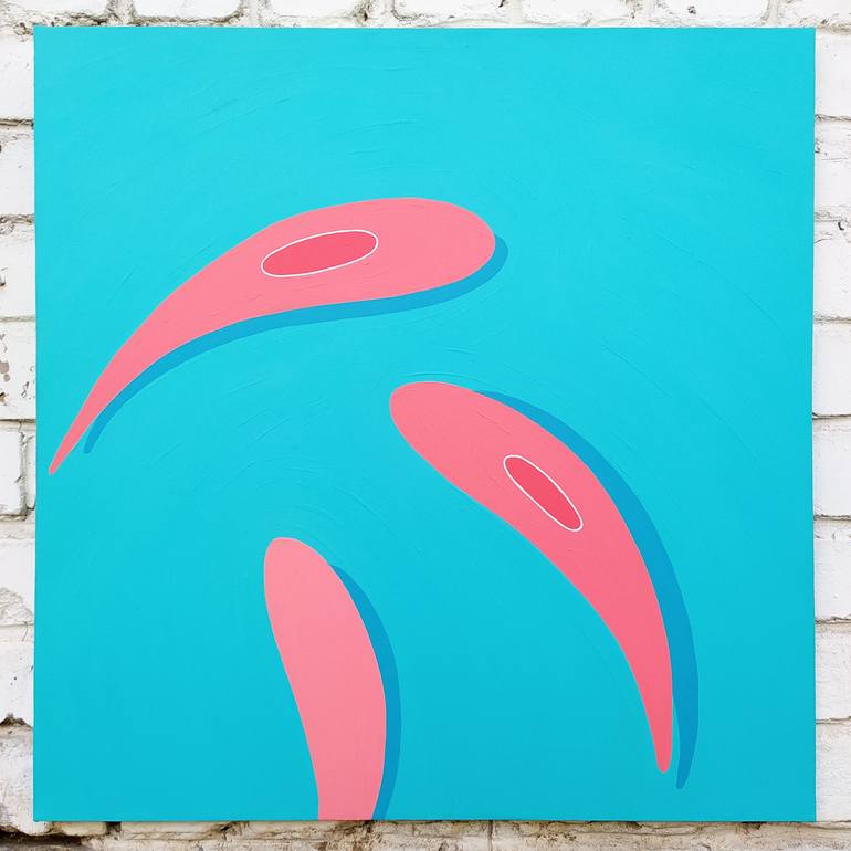 Original Abstract Animal Painting by Artur Karma