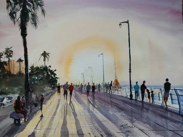 Original Impressionism Seascape Paintings by Tarek Bohsali