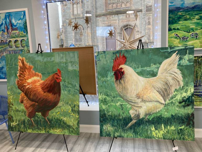 Original Figurative Animal Painting by Rachel Mccormick