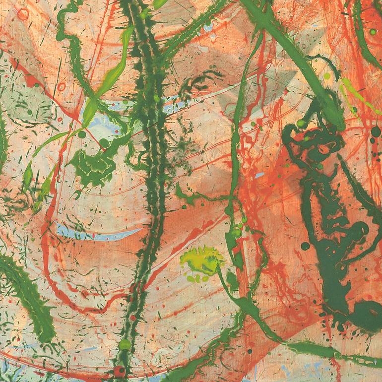 Original Abstract Expressionism Abstract Painting by Marlene Struss