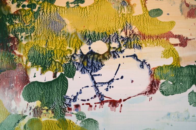 Original Abstract Expressionism Abstract Painting by Marlene Struss