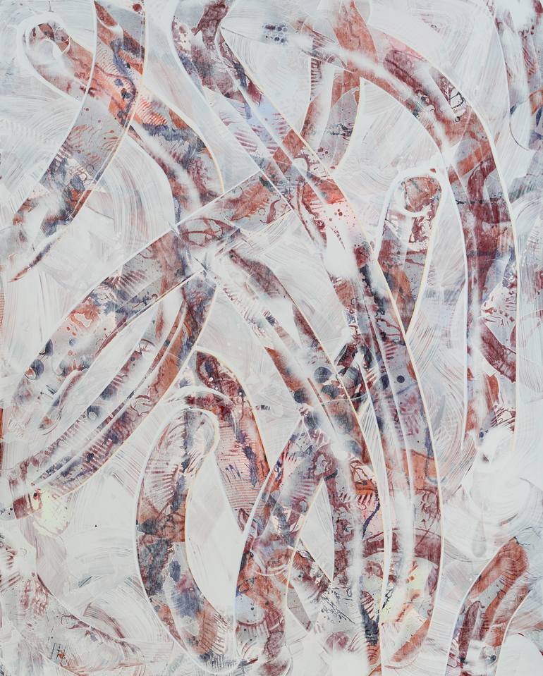 Original Abstract Expressionism Abstract Painting by Marlene Struss