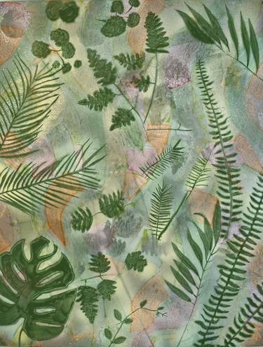 Original Abstract Botanic Paintings by Marlene Struss