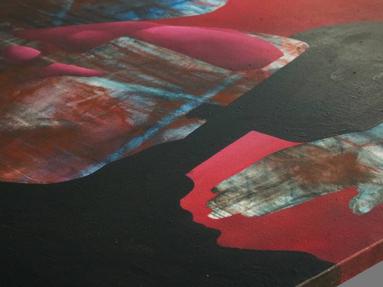 Original Abstract Expressionism Abstract Painting by Ruslan Luchko