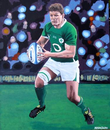 Print of Sport Paintings by Brendan Higgins