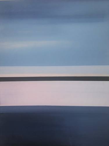 Print of Minimalism Seascape Paintings by Stephen M D Day