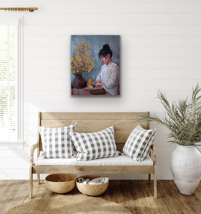 Original Figurative Women Painting by Veronika Krash