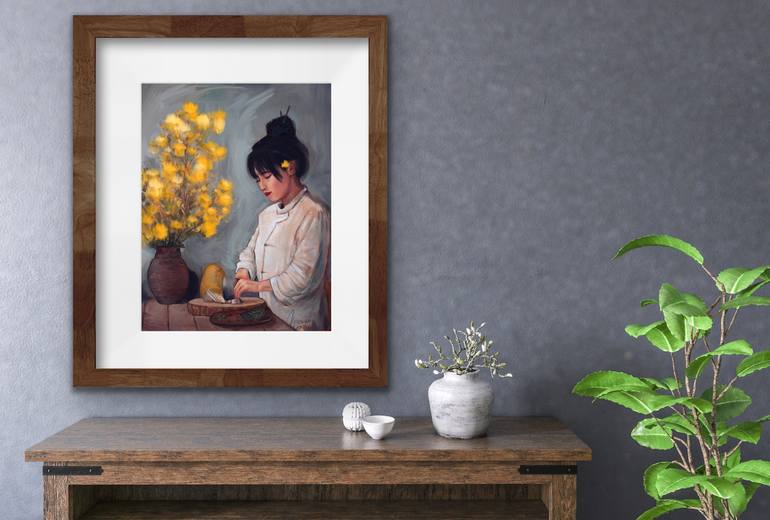 Original Figurative Women Painting by Veronika Krash