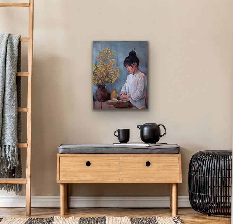 Original Figurative Women Painting by Veronika Krash