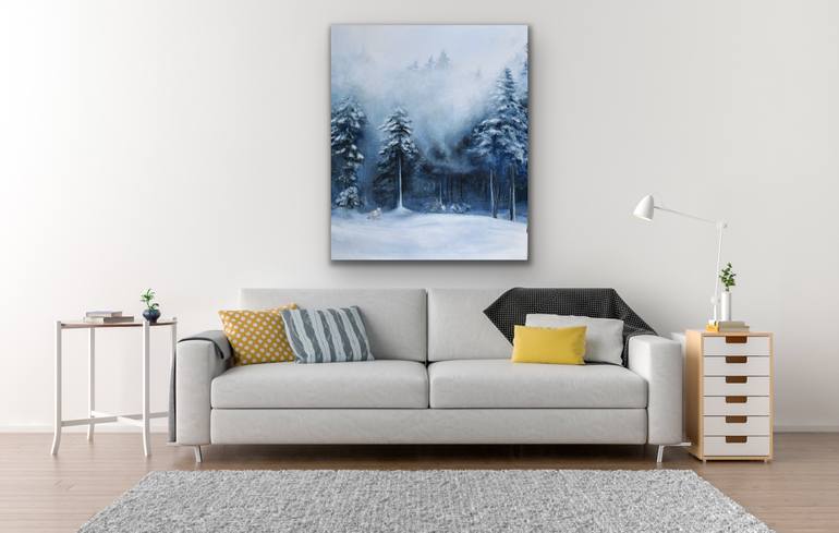 Original Figurative Landscape Painting by Veronika Krash