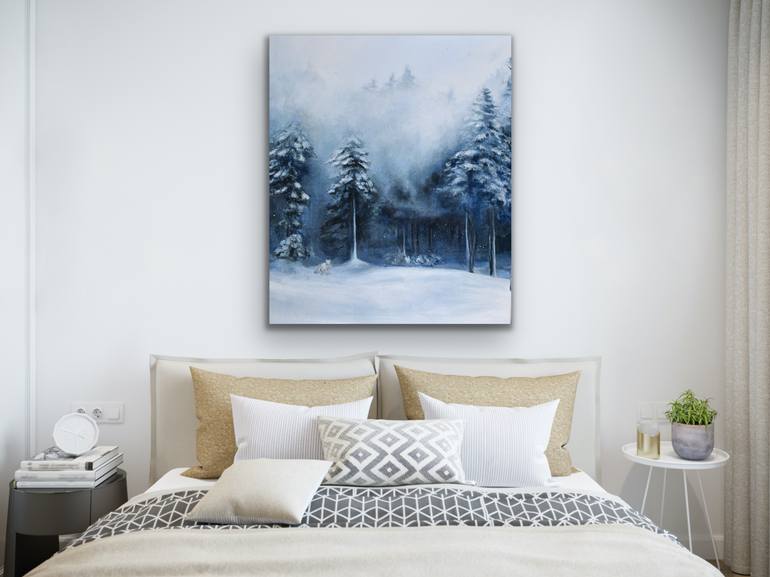 Original Figurative Landscape Painting by Veronika Krash