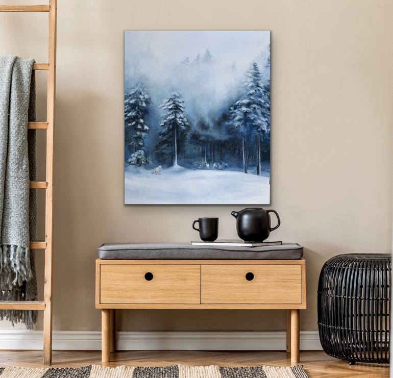 Original Figurative Landscape Painting by Veronika Krash