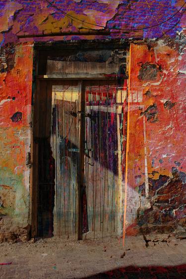 Original Abstract Architecture Digital by Karen Platt