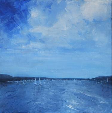 Print of Impressionism Seascape Paintings by Jane See