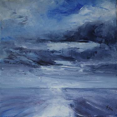 Original Abstract Seascape Painting by Jane See