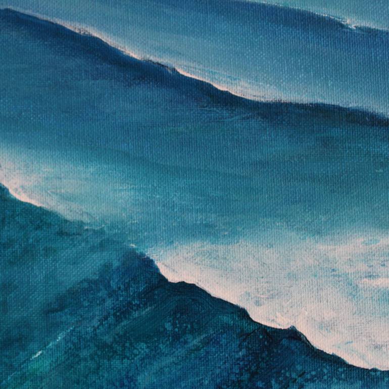Original Abstract Expressionism Seascape Painting by Jane See