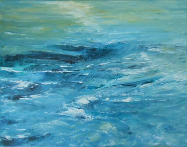 Original Abstract Seascape Paintings by Jane See